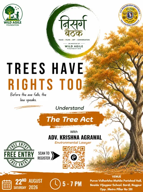 Nisarg Baithak Session 01 poster — Trees Have Rights Too